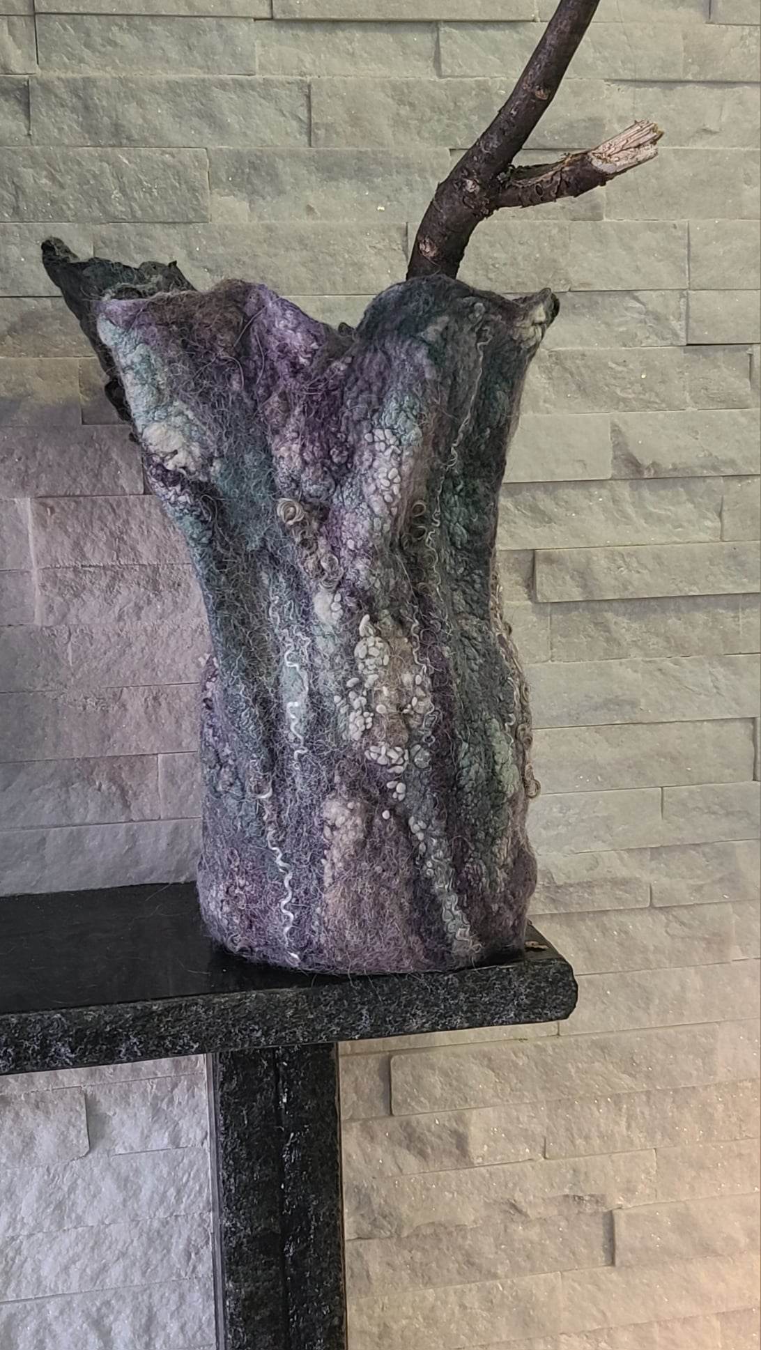 Lilac Fog Vase and Pillow Cover Set