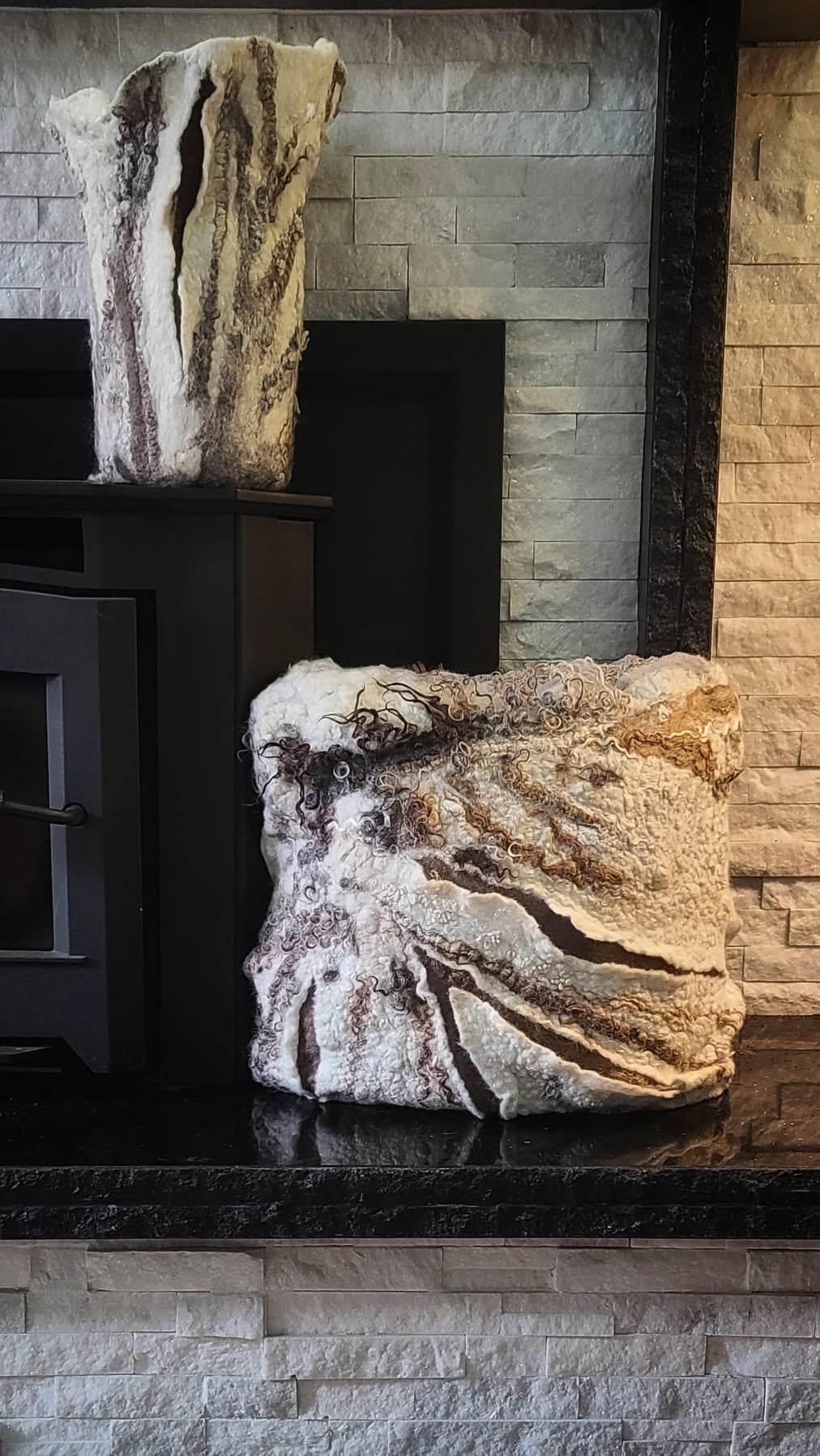 Wandering Road Vase and Pillow Cover Set