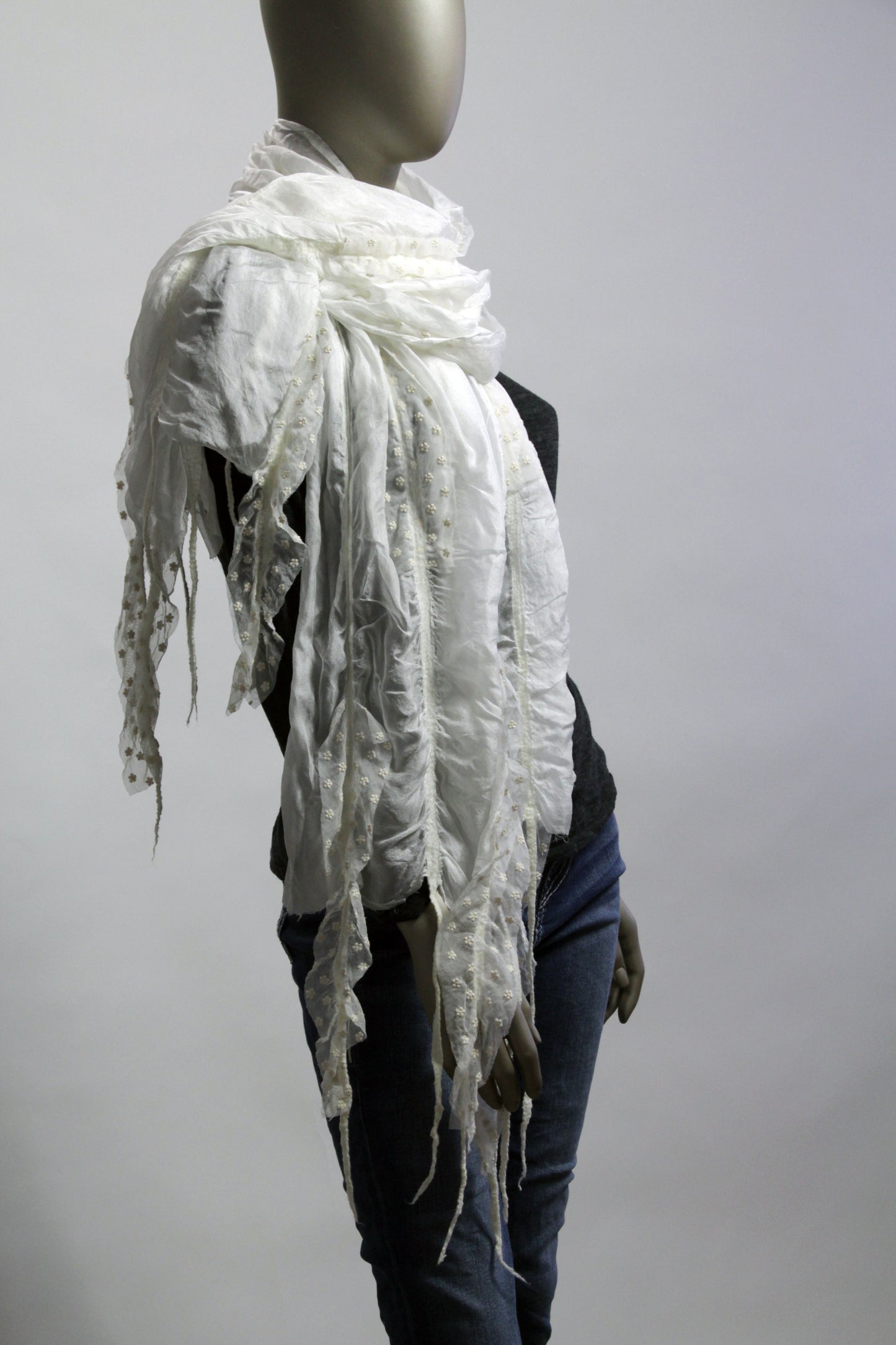 White Chic Scarf