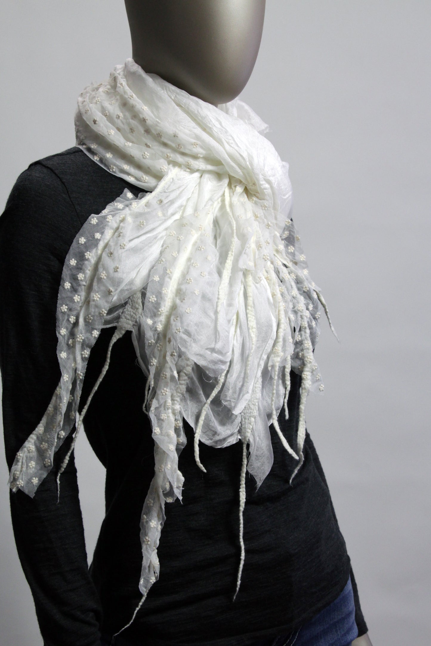 White Chic Scarf
