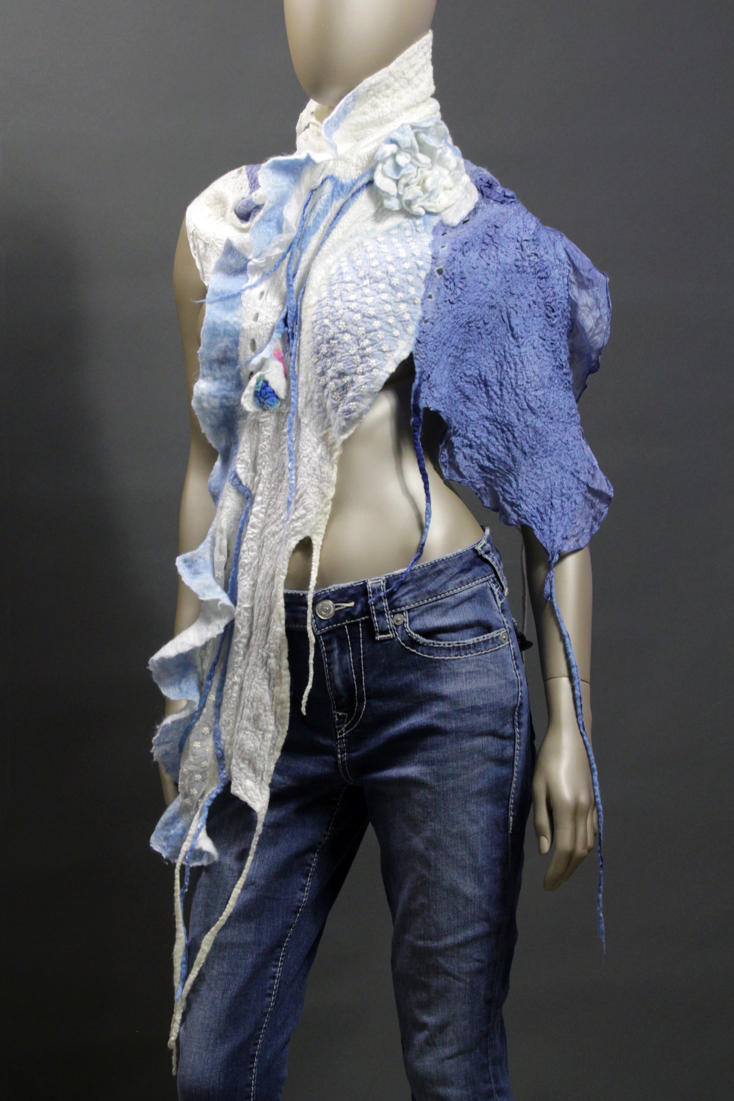 Blue Shadow Scarf