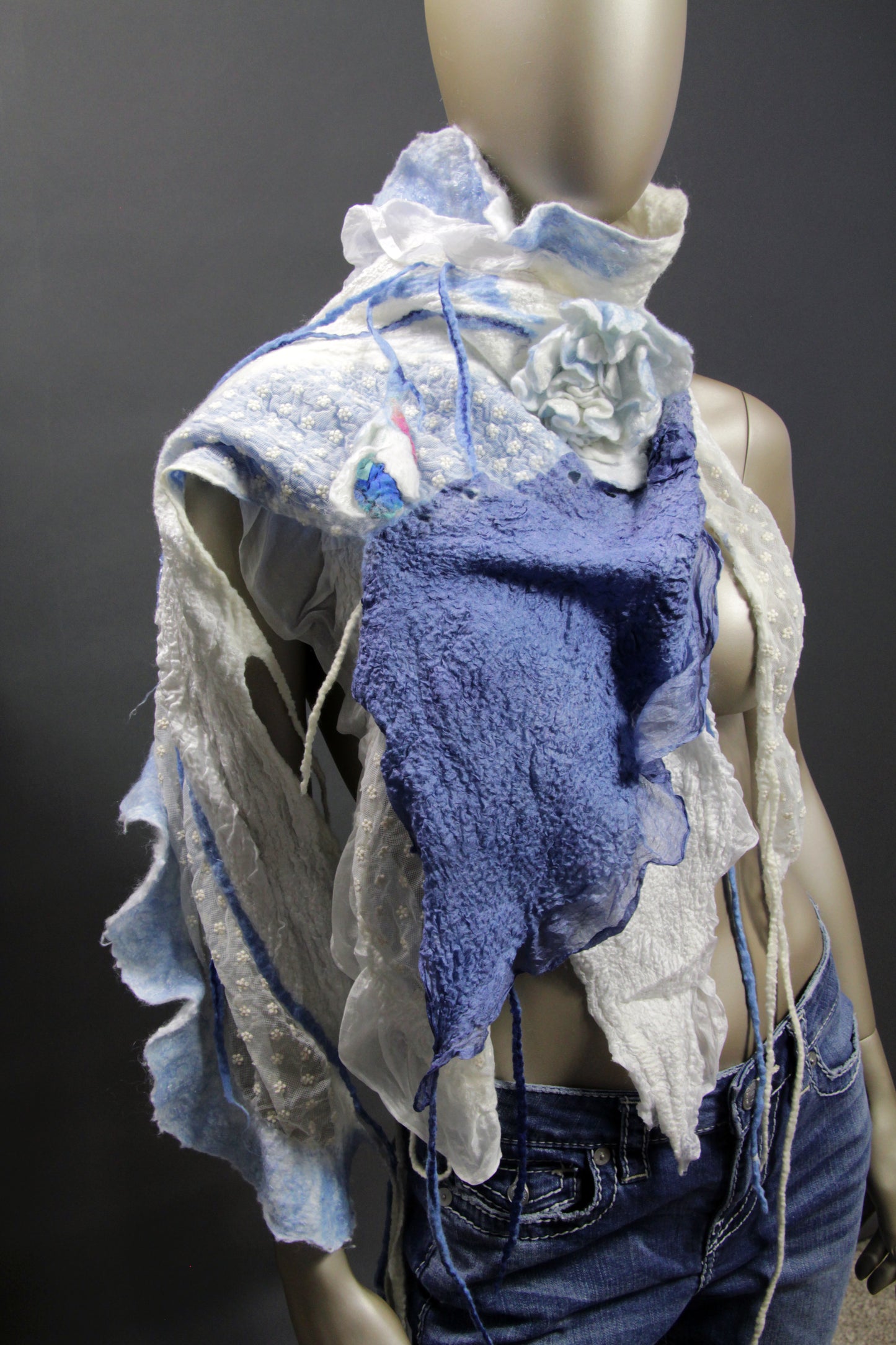 Blue Shadow Scarf
