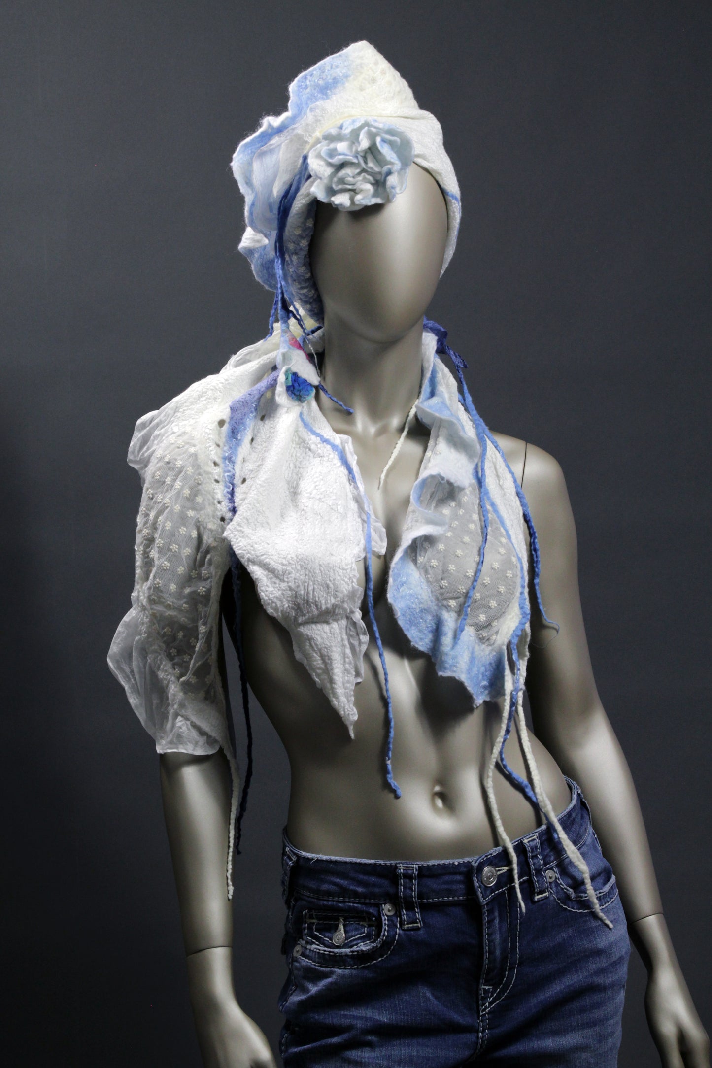 Blue Shadow Scarf