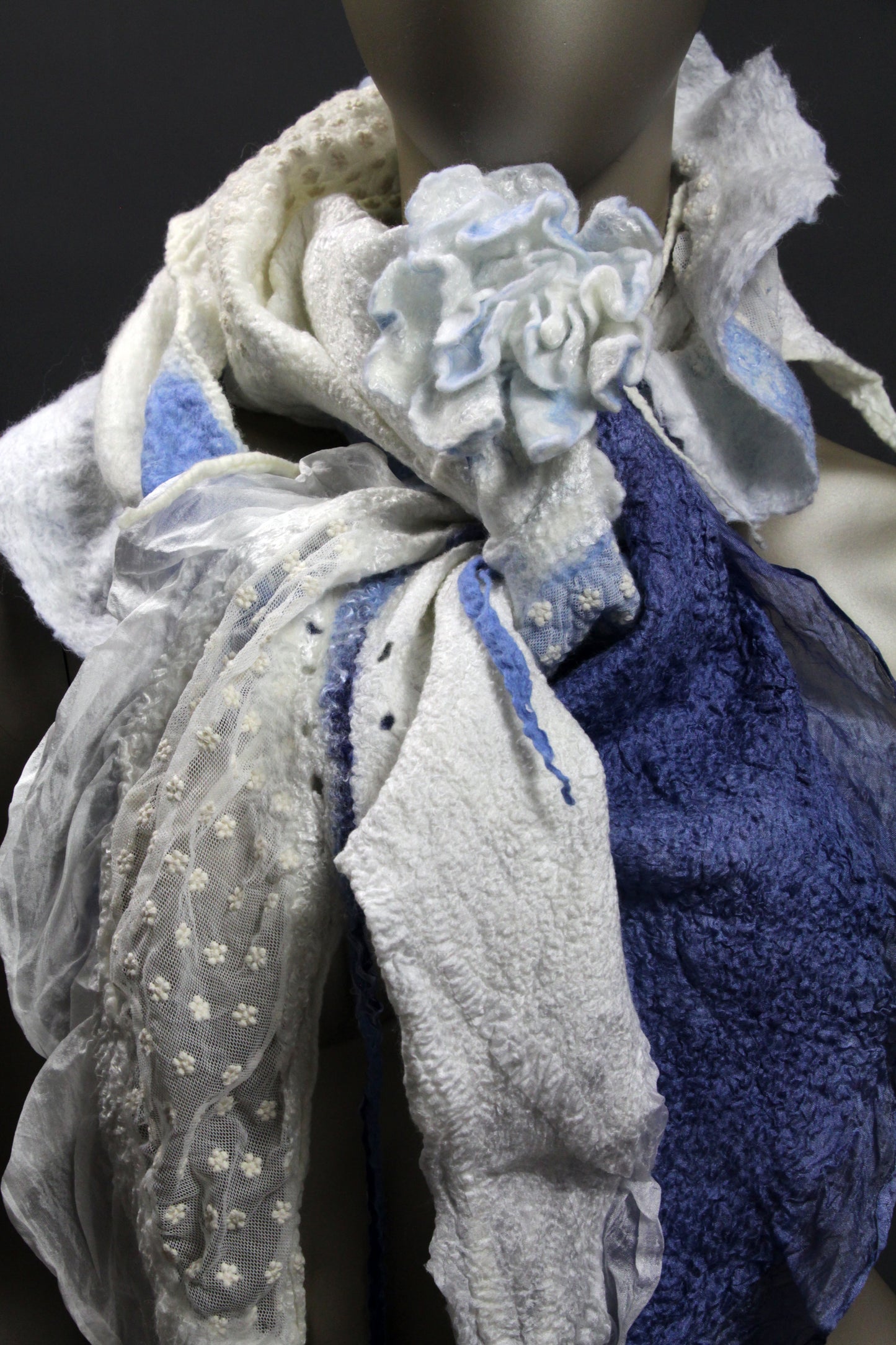 Blue Shadow Scarf