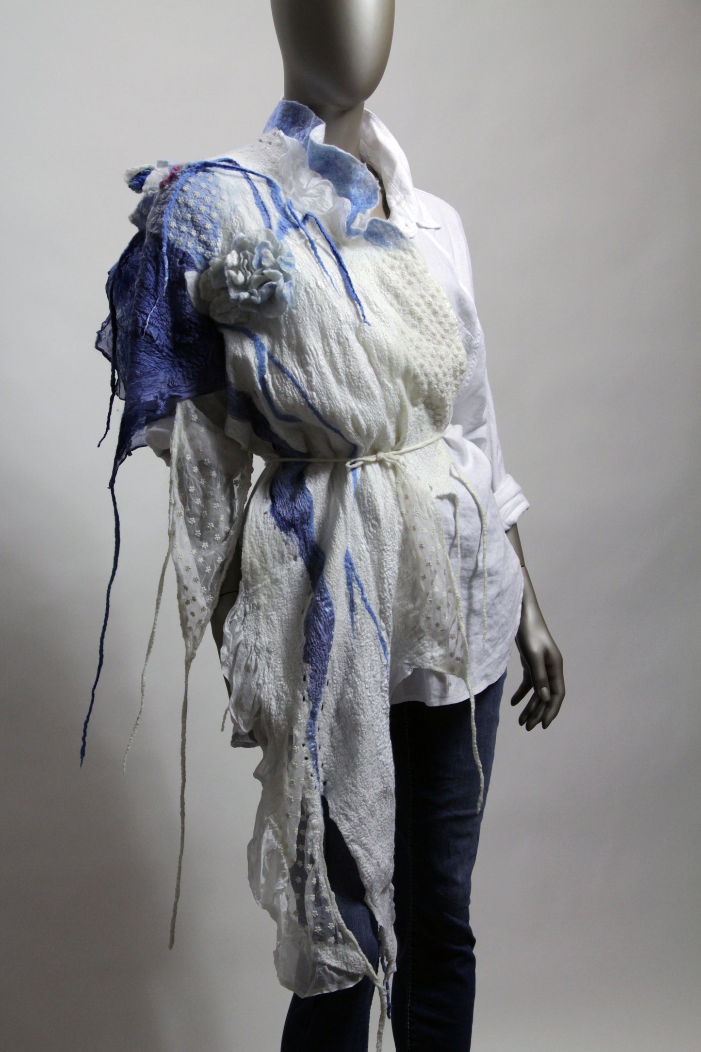Blue Shadow Scarf