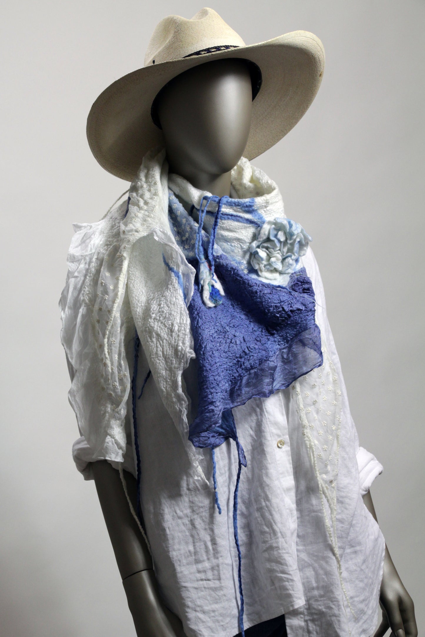 Blue Shadow Scarf