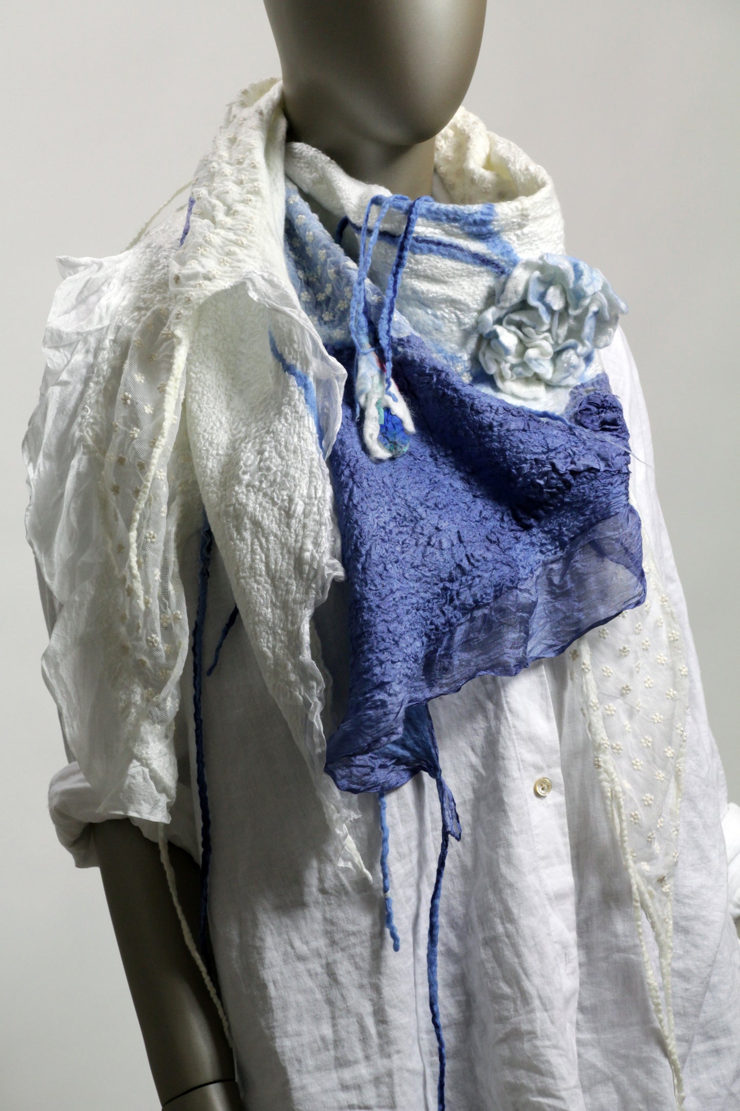 Blue Shadow Scarf