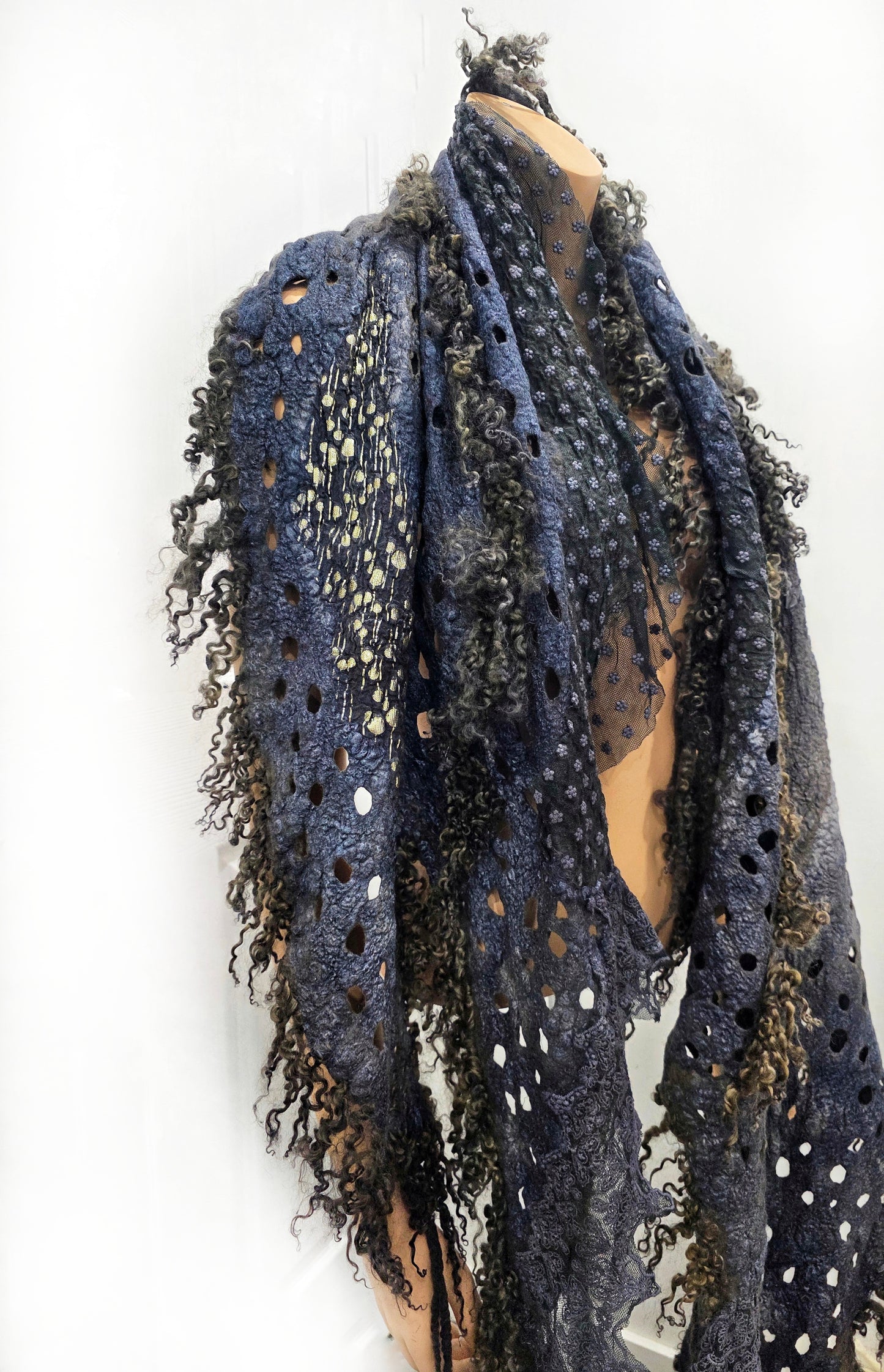 Scarf Transformer. Western luxury. Long scarf.