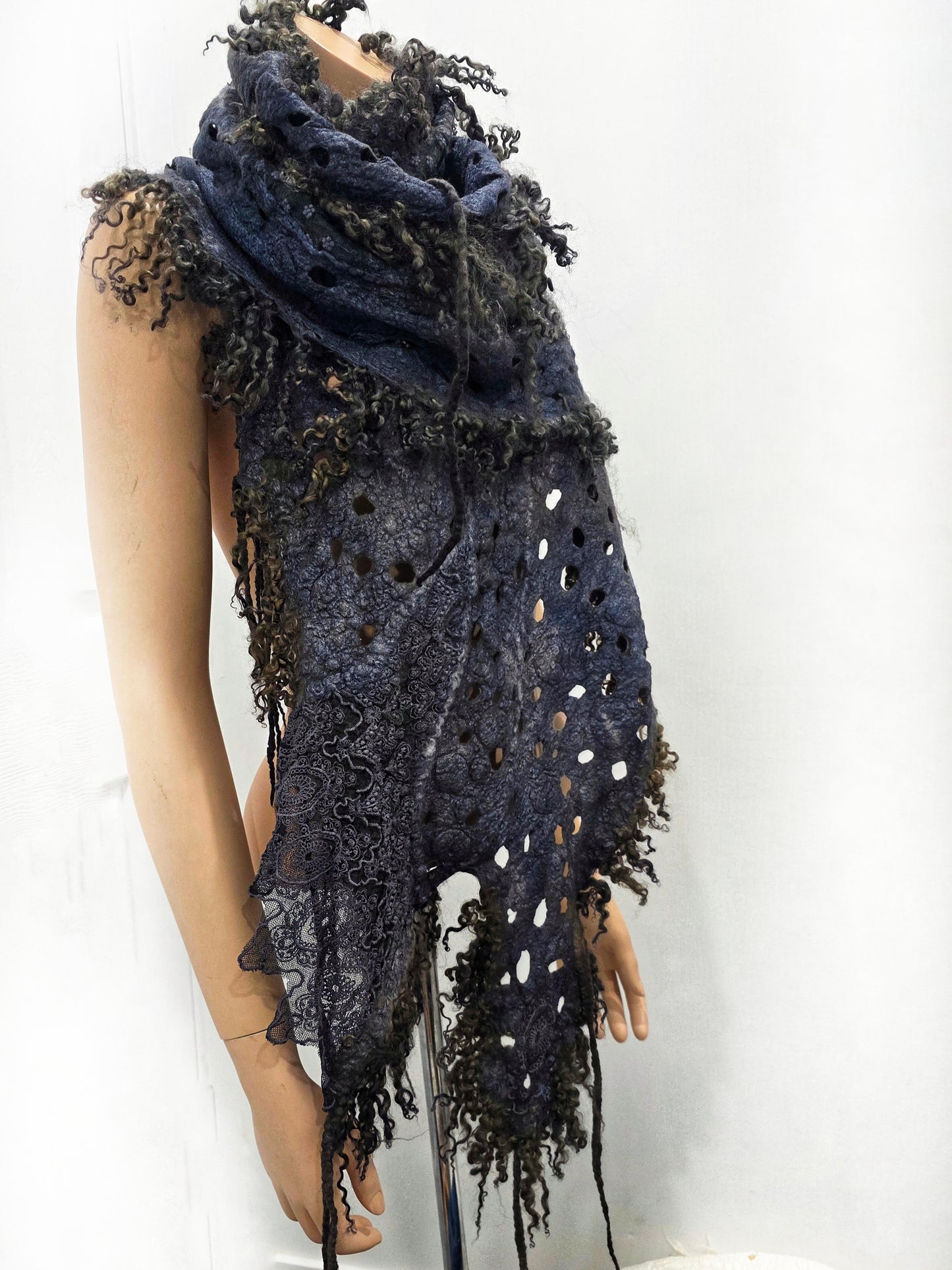 Scarf Transformer. Western luxury. Long scarf.