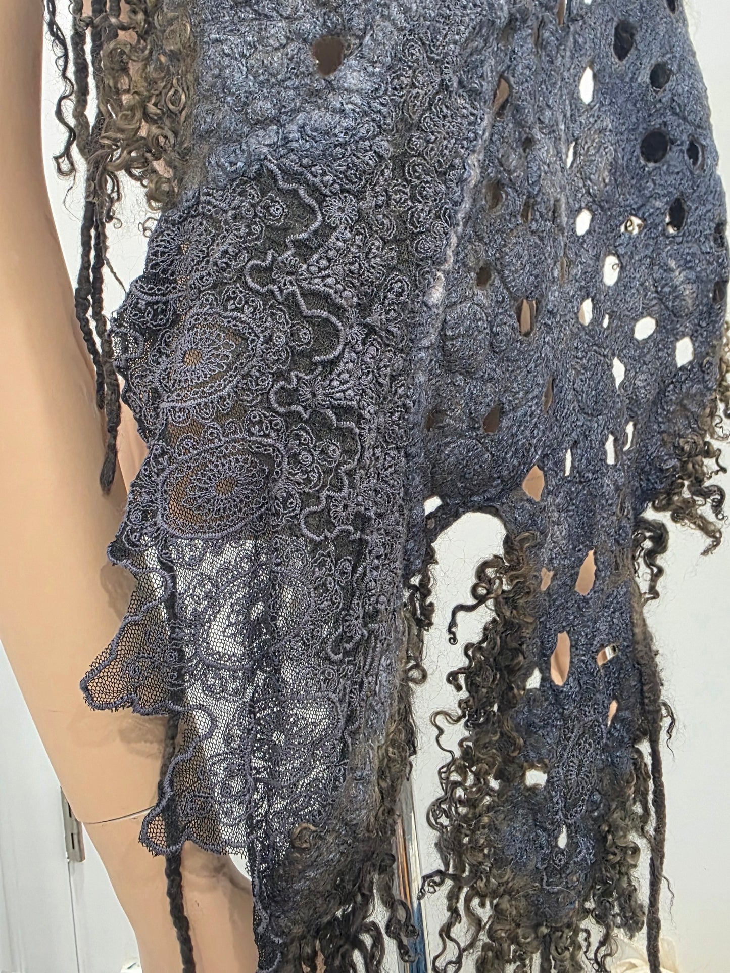 Scarf Transformer. Western luxury. Long scarf.