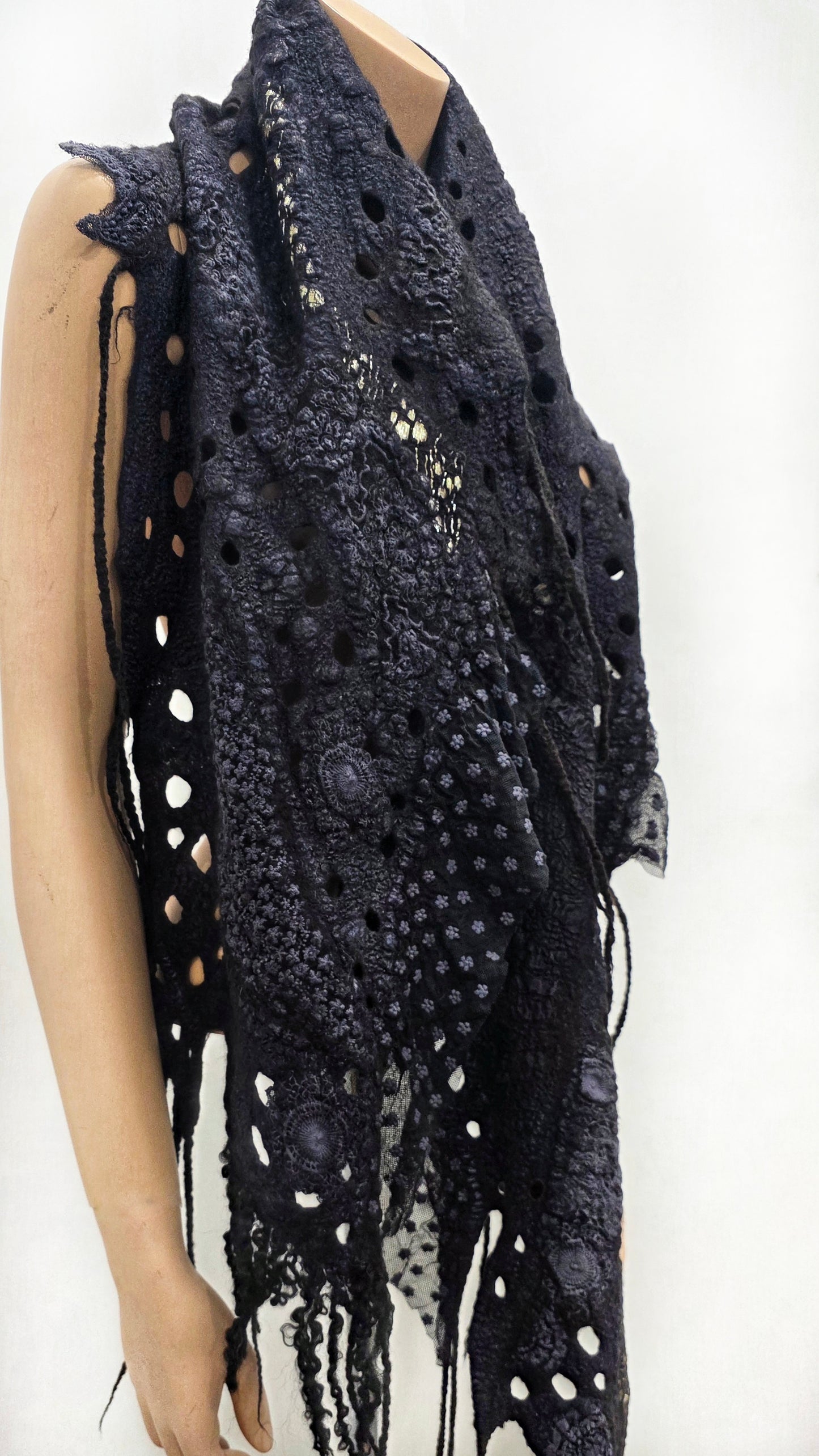 Transformer Scarf. "Western Night Mysteries." Luxury