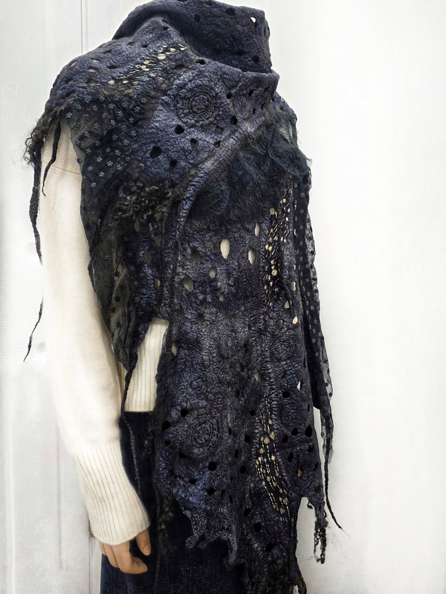 Transformer Scarf (Vest) "Night Fantasiy" Large scarf