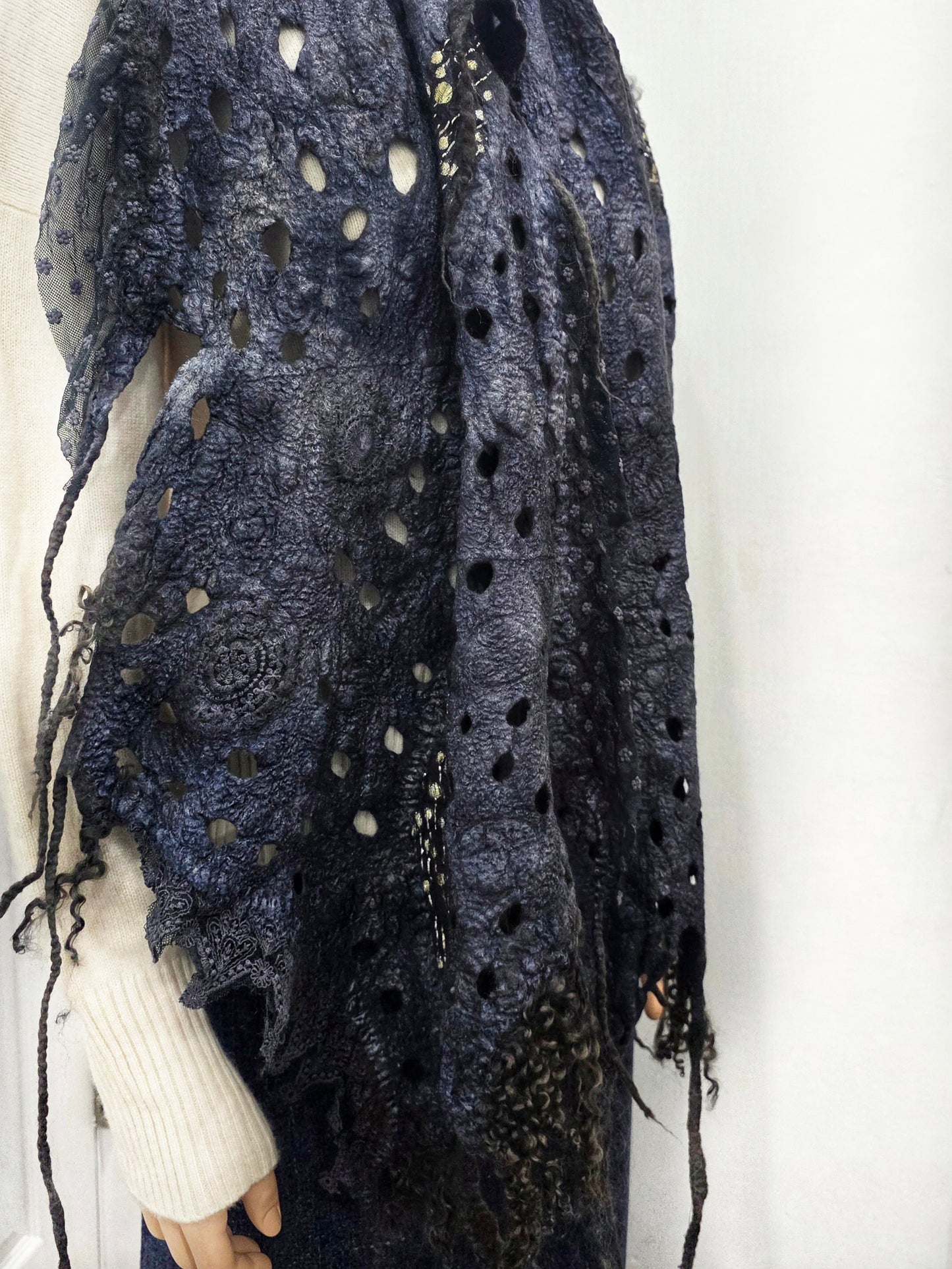 Transformer Scarf (Vest) "Night Fantasiy" Large scarf