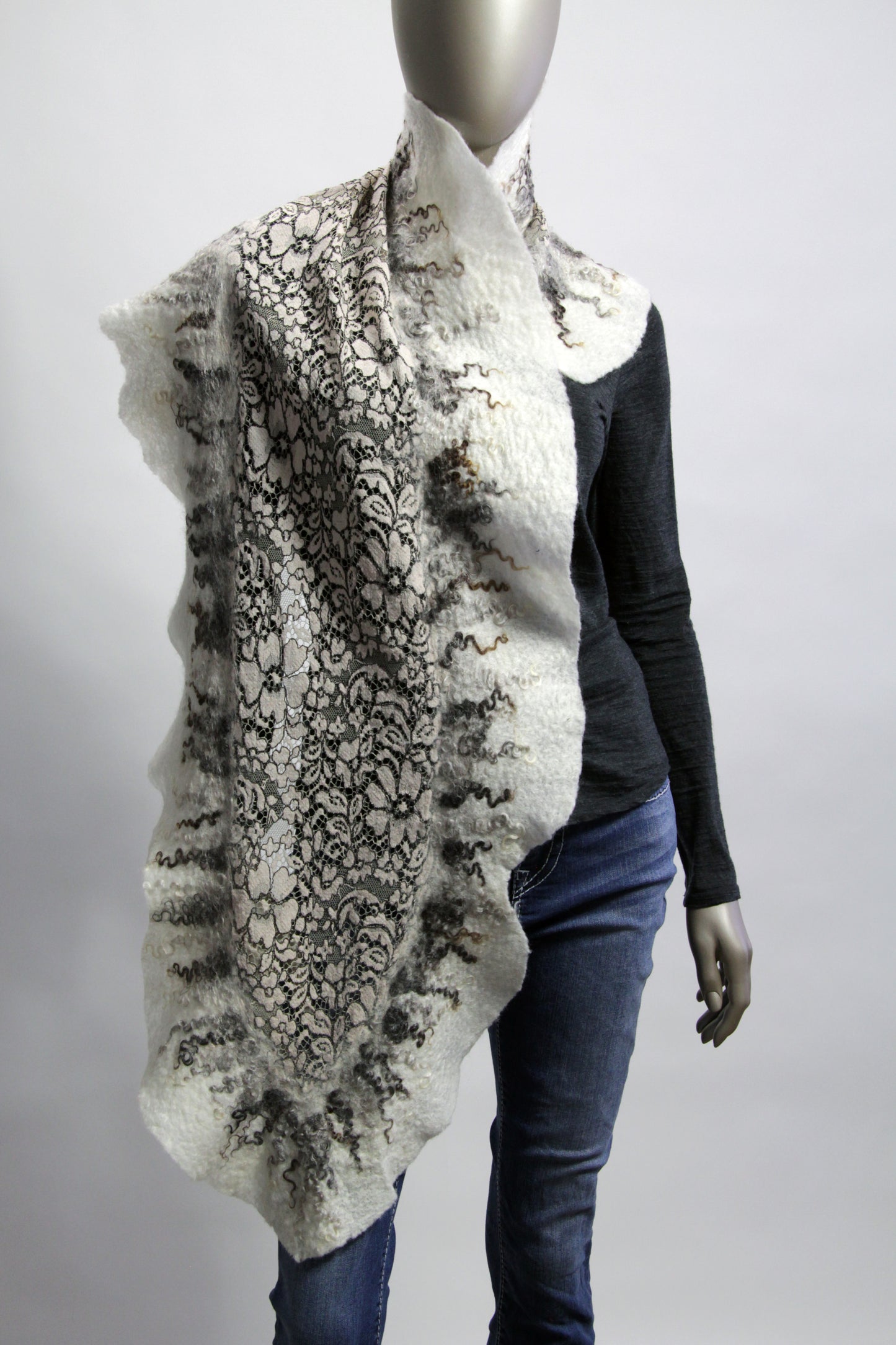Winter Lace Scarf