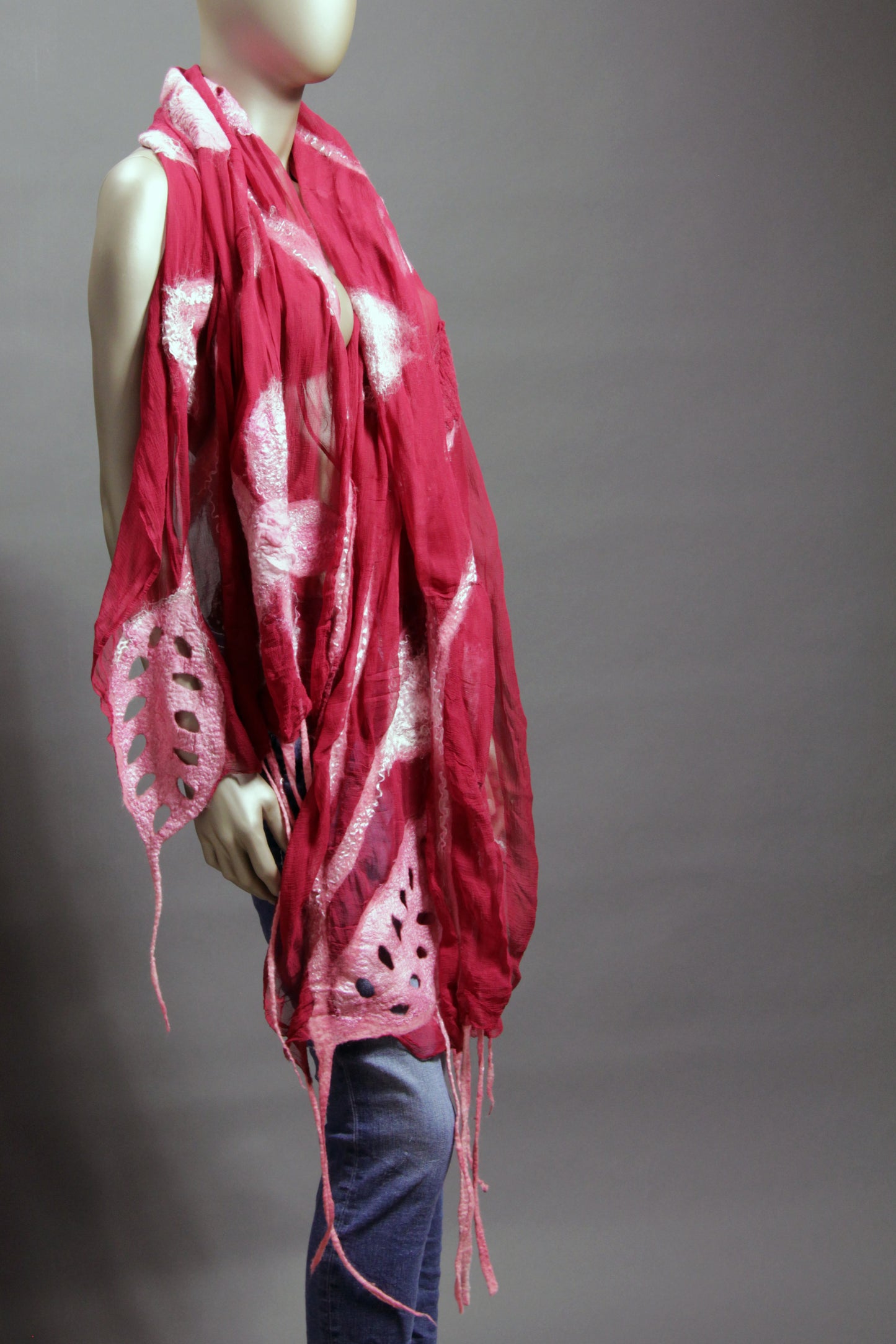 Flower Wine Scarf