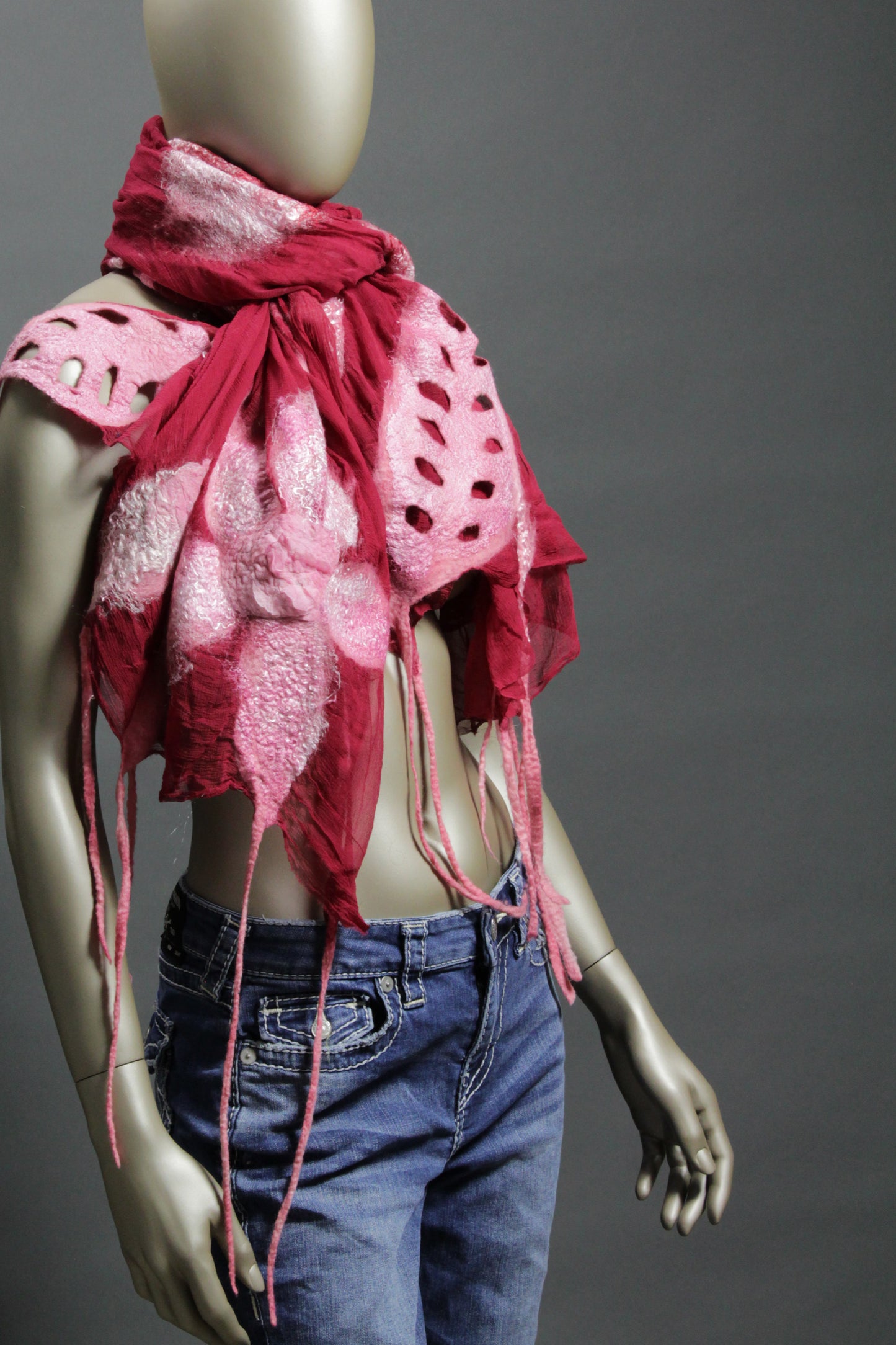 Flower Wine Scarf