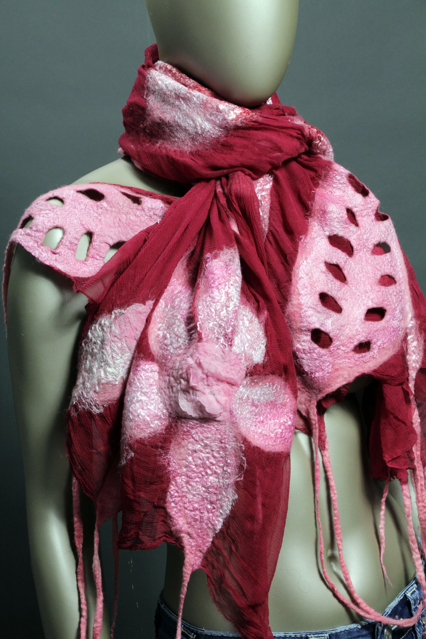 Flower Wine Scarf